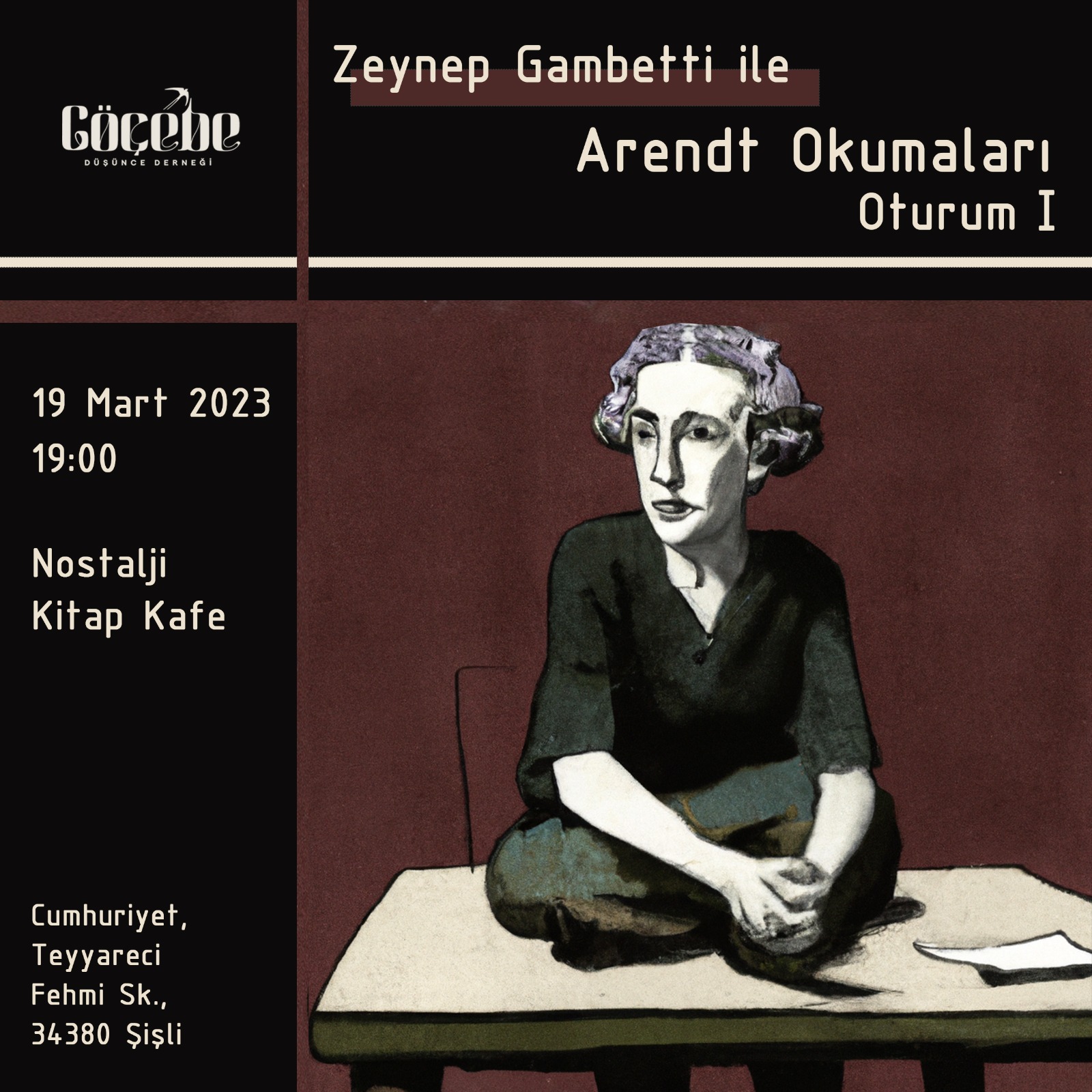 Hannah Arendt Reading Sessions with Zeynep Gambetti